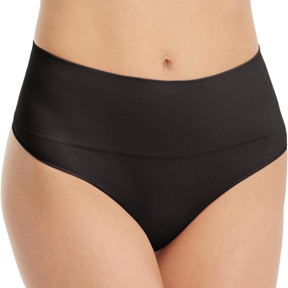 Spanx Eco Care Shaping Black Thong Underwear size 2X NWT - Picture 2 of 7